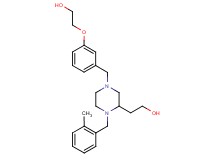 2-[4-[3-(2-hydroxyethoxy)benzyl]-1-(2-methylbenzyl)-2-piperazinyl]ethanol