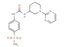 N-[4-(methylsulfonyl)phenyl]-N'-(1-pyrimidin-2-ylpiperidin-3-yl)urea