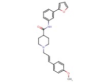 N-[3-(2-furyl)phenyl]-1-[(2E)-3-(4-methoxyphenyl)-2-propen-1-yl]-4-piperidinecarboxamide