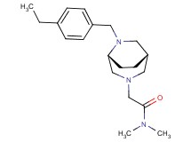 2-[(1S*,5R*)-6-(4-ethylbenzyl)-3,6-diazabicyclo[3.2.2]non-3-yl]-N,N-dimethylacetamide