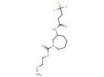 2-methoxyethyl 3-[(4,4,4-trifluorobutanoyl)amino]azepane-1-carboxylate