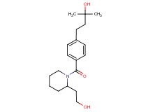 4-(4-{[2-(2-hydroxyethyl)-1-piperidinyl]carbonyl}phenyl)-2-methyl-2-butanol