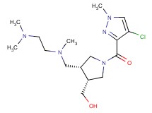 ((3R*,4R*)-1-[(4-chloro-1-methyl-1H-pyrazol-3-yl)carbonyl]-4-{[[2-(dimethylamino)ethyl](methyl)amino]methyl}pyrrolidin-3-yl)methanol