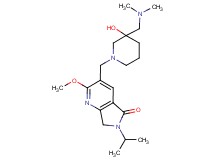 3-({3-[(dimethylamino)methyl]-3-hydroxy-1-piperidinyl}methyl)-6-isopropyl-2-methoxy-6,7-dihydro-5H-pyrrolo[3,4-b]pyridin-5-one