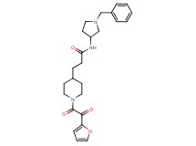 N-(1-benzyl-3-pyrrolidinyl)-3-{1-[2-furyl(oxo)acetyl]-4-piperidinyl}propanamide