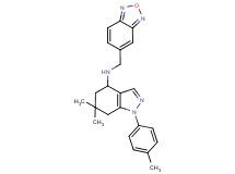N-(2,1,3-benzoxadiazol-5-ylmethyl)-6,6-dimethyl-1-(4-methylphenyl)-4,5,6,7-tetrahydro-1H-indazol-4-amine