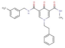 N-methyl-N'-(3-methylbenzyl)-4-oxo-1-(2-phenylethyl)-1,4-dihydro-3,5-pyridinedicarboxamide