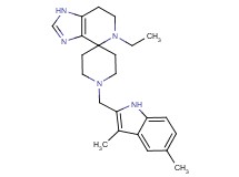 1'-[(3,5-dimethyl-1H-indol-2-yl)methyl]-5-ethyl-1,5,6,7-tetrahydrospiro[imidazo[4,5-c]pyridine-4,4'-piperidine]