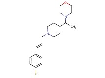 4-(1-{1-[(2E)-3-(4-fluorophenyl)-2-propen-1-yl]-4-piperidinyl}ethyl)morpholine