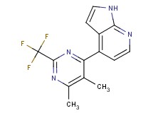 4-[5,6-dimethyl-2-(trifluoromethyl)pyrimidin-4-yl]-1H-pyrrolo[2,3-b]pyridine