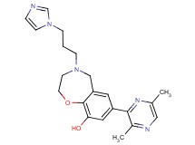 7-(3,6-dimethylpyrazin-2-yl)-4-[3-(1H-imidazol-1-yl)propyl]-2,3,4,5-tetrahydro-1,4-benzoxazepin-9-ol