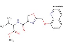 methyl N-({2-[(8-quinolinyloxy)methyl]-1,3-oxazol-4-yl}carbonyl)-L-valinate
