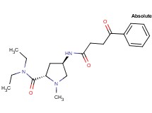 (4R)-N,N-diethyl-1-methyl-4-[(4-oxo-4-phenylbutanoyl)amino]-L-prolinamide