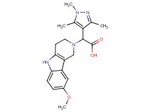 (8-methoxy-1,3,4,5-tetrahydro-2H-pyrido[4,3-b]indol-2-yl)(1,3,5-trimethyl-1H-pyrazol-4-yl)acetic acid