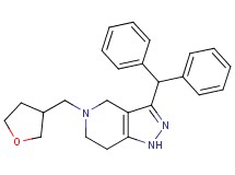 3-(diphenylmethyl)-5-(tetrahydro-3-furanylmethyl)-4,5,6,7-tetrahydro-1H-pyrazolo[4,3-c]pyridine