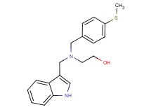 2-{(1H-indol-3-ylmethyl)[4-(methylthio)benzyl]amino}ethanol