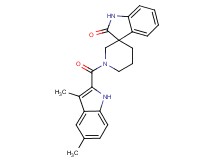 1'-[(3,5-dimethyl-1H-indol-2-yl)carbonyl]spiro[indole-3,3'-piperidin]-2(1H)-one