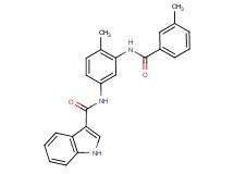 N-{4-methyl-3-[(3-methylbenzoyl)amino]phenyl}-1H-indole-3-carboxamide