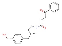 4-{3-[4-(hydroxymethyl)benzyl]pyrrolidin-1-yl}-4-oxo-1-phenylbutan-1-one