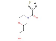 2-[4-(3-thienylcarbonyl)-2-morpholinyl]ethanol