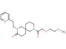 8-[(2-methoxyethoxy)acetyl]-2-(2-pyridin-2-ylethyl)-2,8-diazaspiro[5.5]undecan-3-one
