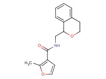 N-(3,4-dihydro-1H-2-benzopyran-1-ylmethyl)-2-methyl-3-furamide