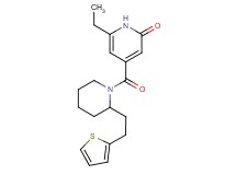 6-ethyl-4-({2-[2-(2-thienyl)ethyl]piperidin-1-yl}carbonyl)pyridin-2(1H)-one