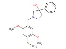 1-[2,5-dimethoxy-4-(methylthio)benzyl]-3-phenylpyrrolidin-3-ol