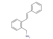 1-{2-[(E)-2-phenylvinyl]phenyl}methanamine