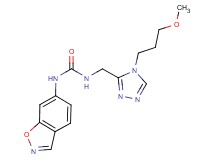 N-1,2-benzisoxazol-6-yl-N'-{[4-(3-methoxypropyl)-4H-1,2,4-triazol-3-yl]methyl}urea