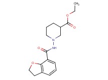 ethyl 1-[(2,3-dihydro-1-benzofuran-7-ylcarbonyl)amino]piperidine-3-carboxylate