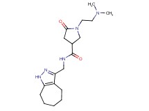 1-[2-(dimethylamino)ethyl]-N-(1,4,5,6,7,8-hexahydrocyclohepta[c]pyrazol-3-ylmethyl)-5-oxo-3-pyrrolidinecarboxamide