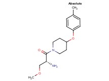{(1R)-1-(methoxymethyl)-2-[4-(4-methylphenoxy)-1-piperidinyl]-2-oxoethyl}amine hydrochloride