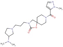 3-{3-[3-(dimethylamino)pyrrolidin-1-yl]propyl}-8-[(1-methyl-1H-pyrazol-5-yl)carbonyl]-1-oxa-3,8-diazaspiro[4.5]decan-2-one