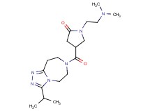 1-[2-(dimethylamino)ethyl]-4-[(3-isopropyl-5,6,8,9-tetrahydro-7H-[1,2,4]triazolo[4,3-d][1,4]diazepin-7-yl)carbonyl]-2-pyrrolidinone