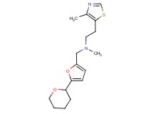 N-methyl-2-(4-methyl-1,3-thiazol-5-yl)-N-{[5-(tetrahydro-2H-pyran-2-yl)-2-furyl]methyl}ethanamine