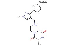 (3S,9aR)-3-methyl-8-[(1-methyl-3-phenyl-1H-pyrazol-4-yl)methyl]tetrahydro-2H-pyrazino[1,2-a]pyrazine-1,4(3H,6H)-dione