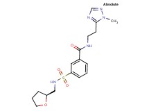 N-[2-(1-methyl-1H-1,2,4-triazol-5-yl)ethyl]-3-({[(2S)-tetrahydrofuran-2-ylmethyl]amino}sulfonyl)benzamide