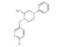 1-[(6-chloropyridin-3-yl)methyl]-2-methyl-4-phenylpiperazine