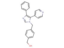 {4-[(4-phenyl-5-pyridin-4-yl-1H-imidazol-1-yl)methyl]phenyl}methanol