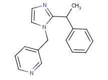 3-{[2-(1-phenylethyl)-1H-imidazol-1-yl]methyl}pyridine