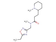 N-[(5-ethyl-1,2,4-oxadiazol-3-yl)methyl]-N-methyl-3-(1-methylpiperidin-2-yl)propanamide