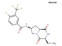 N-[(3S,7S,8aS)-3-ethyl-1,4-dioxooctahydropyrrolo[1,2-a]pyrazin-7-yl]-4-fluoro-3-(trifluoromethyl)benzamide