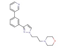 4-(3-{3-[3-(3-pyridinyl)phenyl]-1H-pyrazol-1-yl}propyl)morpholine