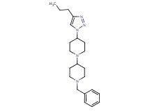 1'-benzyl-4-(4-propyl-1H-1,2,3-triazol-1-yl)-1,4'-bipiperidine