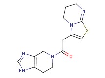 3-[2-oxo-2-(1,4,6,7-tetrahydro-5H-imidazo[4,5-c]pyridin-5-yl)ethyl]-6,7-dihydro-5H-[1,3]thiazolo[3,2-a]pyrimidine