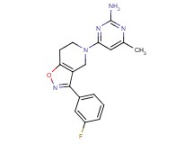 4-[3-(3-fluorophenyl)-6,7-dihydroisoxazolo[4,5-c]pyridin-5(4H)-yl]-6-methylpyrimidin-2-amine