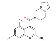 4-(5,6-dihydroimidazo[1,5-a]pyrazin-7(8H)-ylcarbonyl)-2,5,7-trimethylquinoline