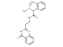 2-(dimethylamino)-2-(2-methylphenyl)-N-[2-(4-oxo-3,4-dihydro-2-quinazolinyl)ethyl]acetamide
