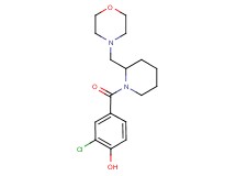 2-chloro-4-{[2-(morpholin-4-ylmethyl)piperidin-1-yl]carbonyl}phenol